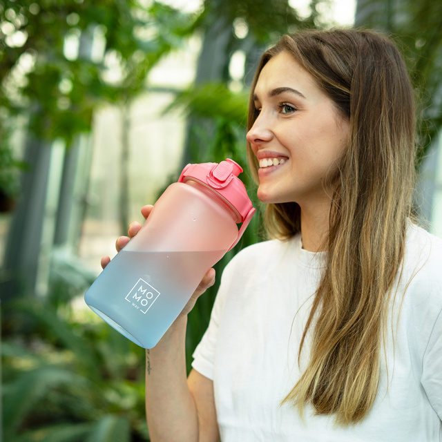 Láhev na vodu 1,5L růžová a modrá | Bez BPA