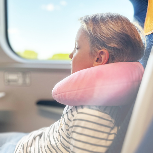 MOMO WAY jednorožec multifunkční cestovní polštář | croissant | měkký polštář na krk