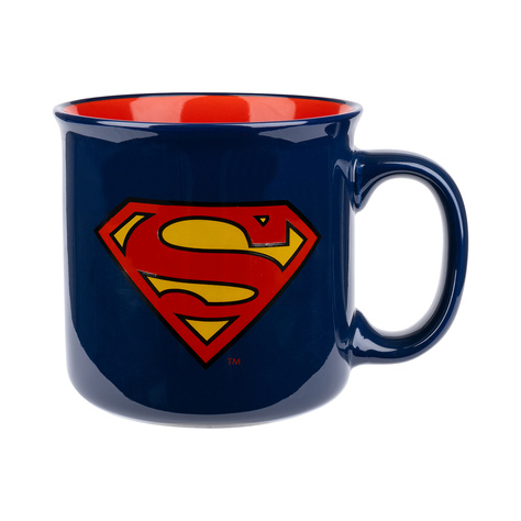 Sada pánských ponožek Superman v hrnku s klíčenkou