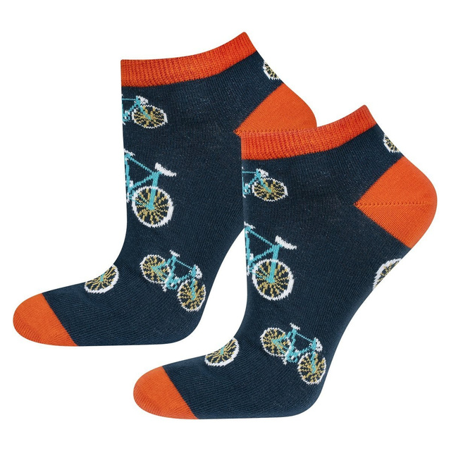 Pánské barevné kotníčkové ponožky SOXO - 4 páry