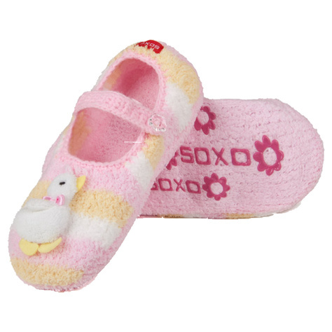 OUTLET Dámské růžové baleríny SOXO kachna