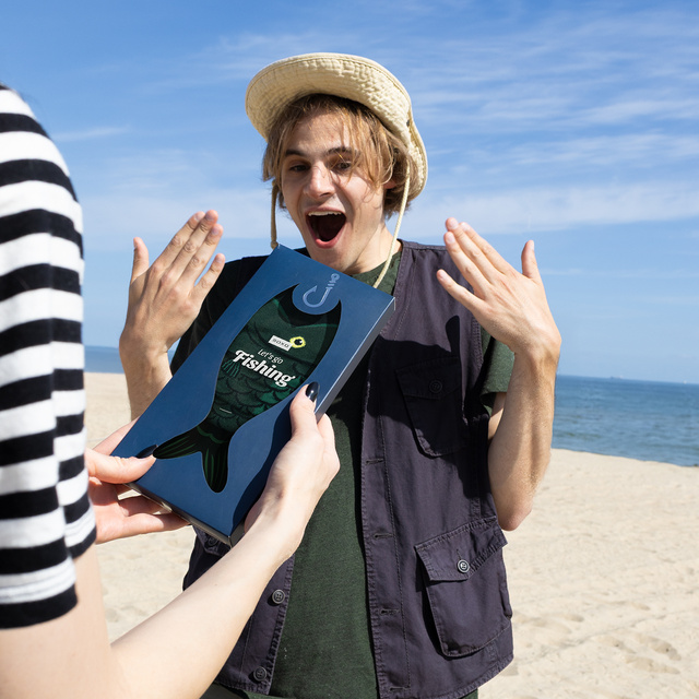 Pánské ponožky SOXO Let's go fishing v balení