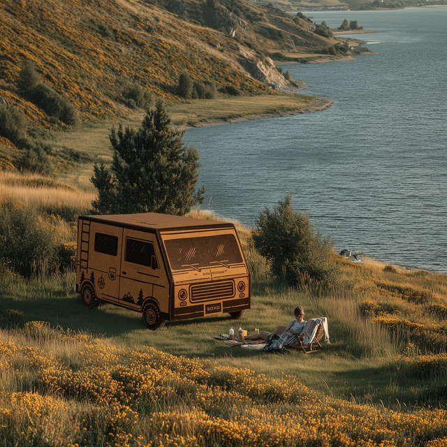 Sada Ponožky Camper + Hrnek