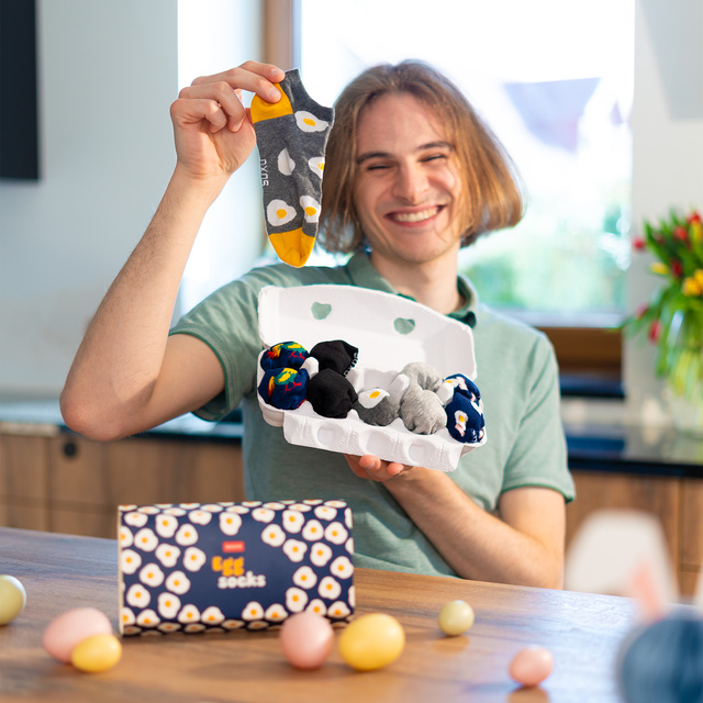 Barevné pánské dámské kotníčkové ponožky SOXO ražené - 5 párů