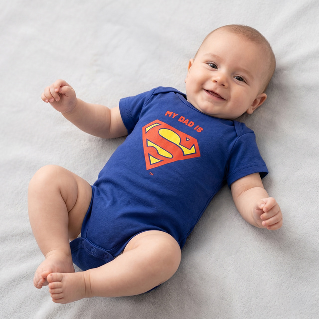 Sada 4x kojeneckého body Warner Bros Superman