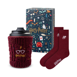 Dárková sada: Ponožky Harry Potter + Termohrnek
