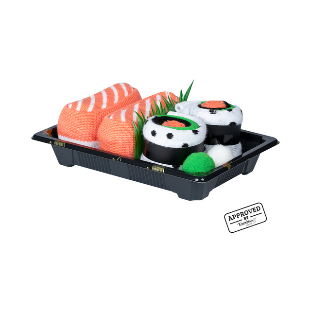 Barevné ponožky pánské dámskéSOXO sushi v krabičce - 2 páry