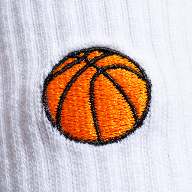 SOXO bílé pánské ponožky s výšivkou - 5 párů