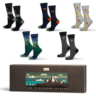 SOXO Adventure barevné pánské ponožky - 5 párů