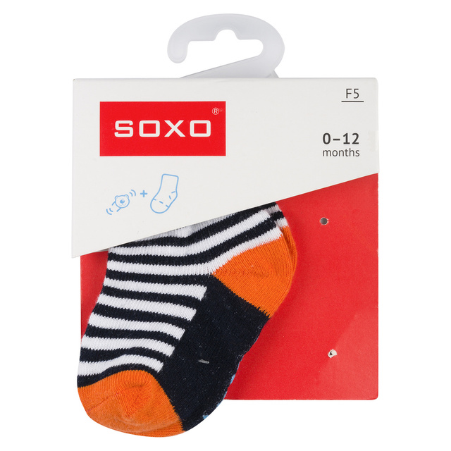 OUTLET Sada 6x barevných kojeneckých ponožek SOXO | veselé ponožky jako dárek