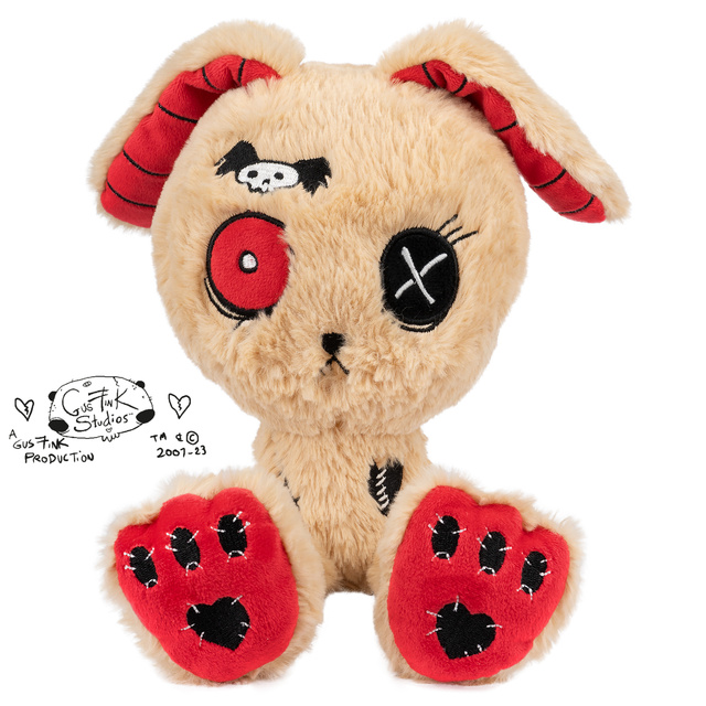 Maskot Gus Fink béžová kočka Numb x Bunny