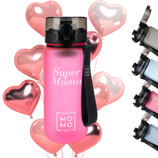 OUTLET Láhev na vodu 600 ml MOMO WAY Super Mama