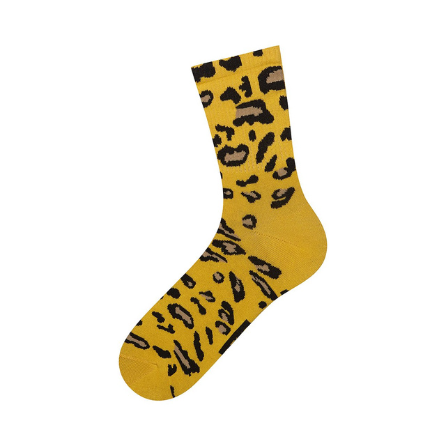 Barevné dámské ponožky SOXO s leopardím potiskem - 2 páry