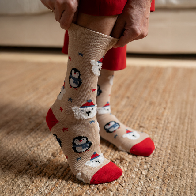 Pánské a dámské vánoční ponožky SOXO v balení