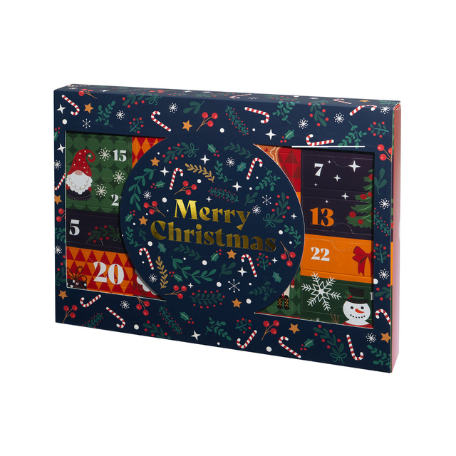Adventní kalendář s ponožkami 12 párů