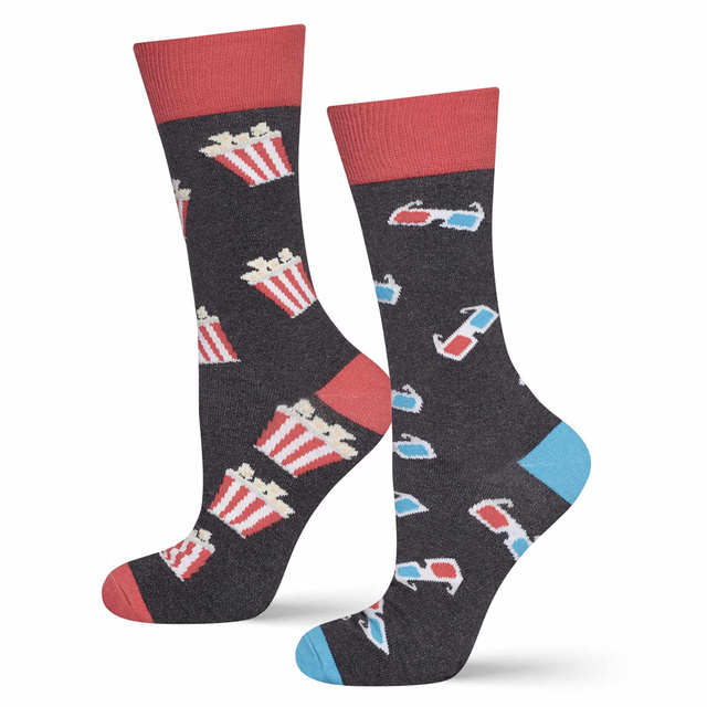 Barevné pánské ponožky SOXO GOOD STUFF, bavlněné kino