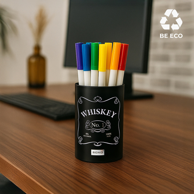 Barevné pánské ponožky SOXO GOOD STUFF | Whisky v láhvi | dárek pro něj