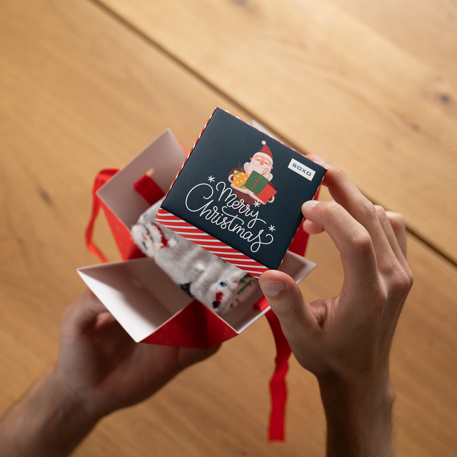 Vánoční Ponožky v Krabičce