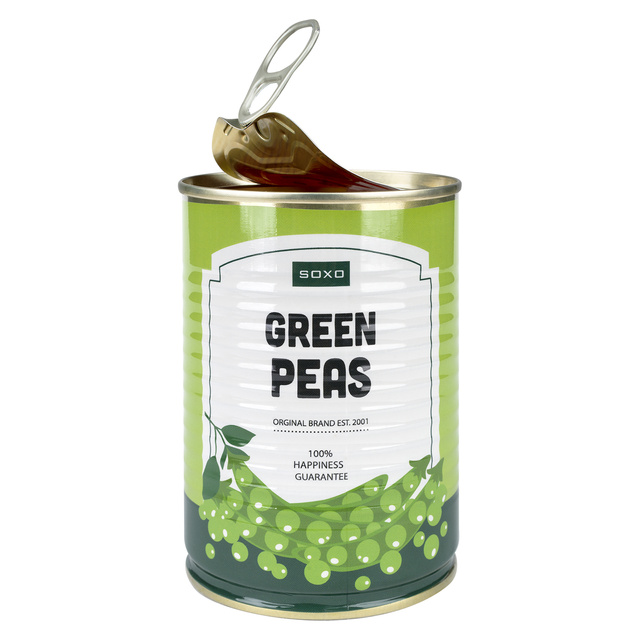 Barevné pánské ponožky SOXO GOOD STUFF, bavlna, hrášek v plechovce