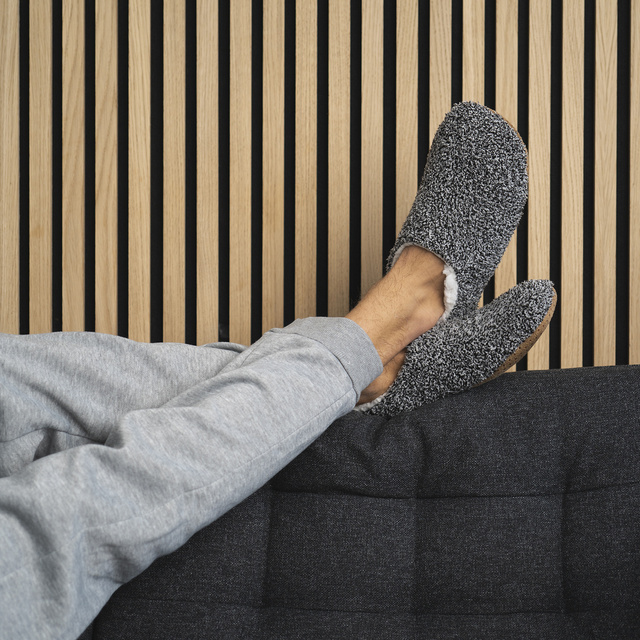 Pantofle SOXO SUPER SOFT s protiskluzovou podrážkou a výstupky z PVC