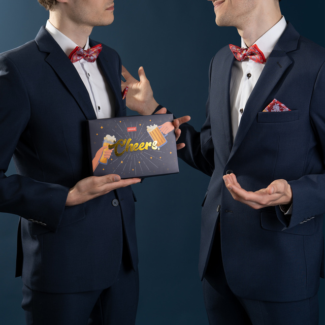 Sada pánských ponožek SOXO Cheers – 2 páry a otvírák