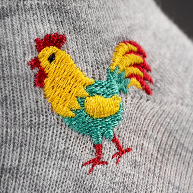 Barevné pánské dámské kotníčkové ponožky SOXO ražené - 5 párů