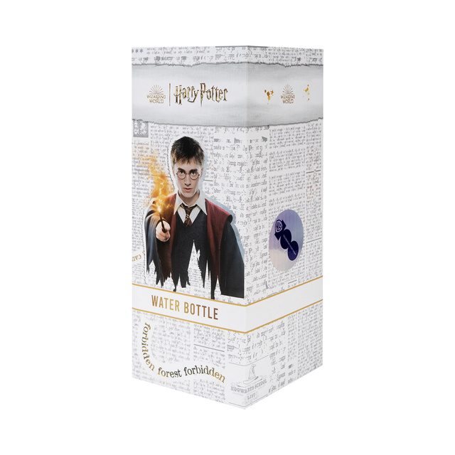 Láhev na vodu 0,6L černá | odolná a praktická | Harry Potter