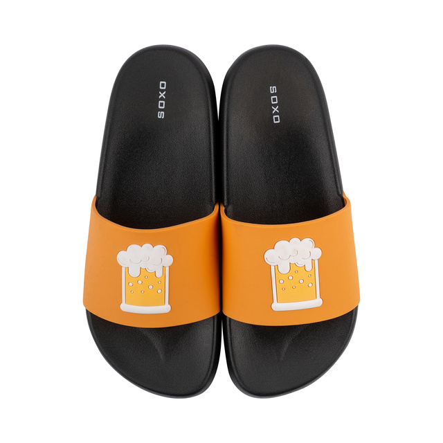 Prémiové dámské pánské plážové pantofle SOXO Beer | Ideální pro letní dovolenou a koupaliště | Guma