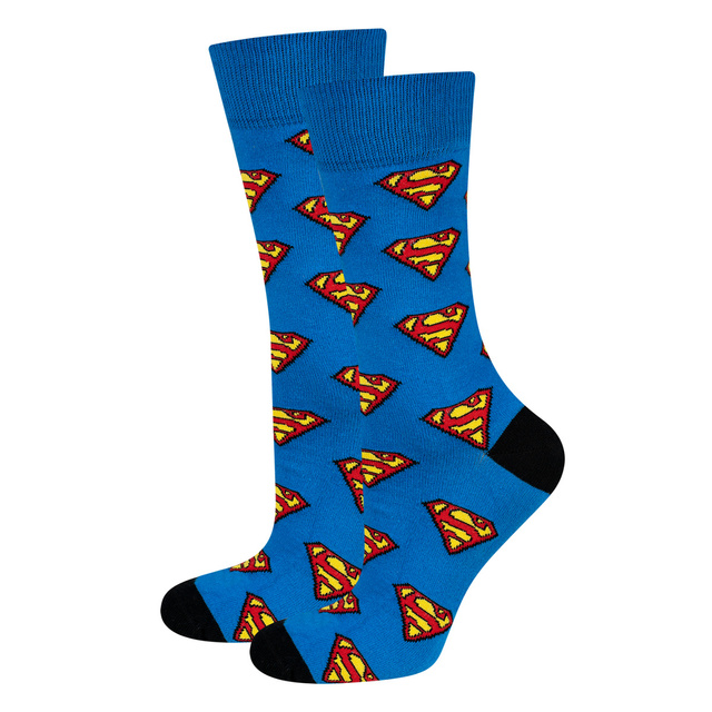 Dárek pro tátu: 1x Barevné pivní pánské ponožky SOXO a 1x pánské ponožky s nápisem "Super táta" a 1x pánské ponožky Superman