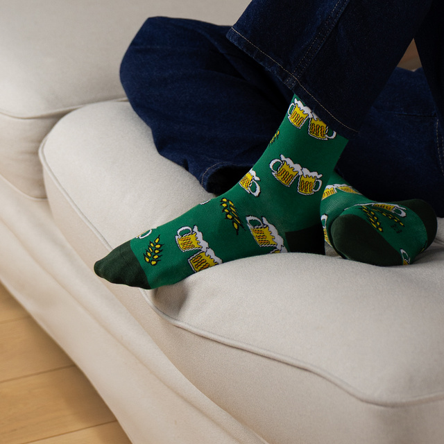 Barevné pánské ponožky SOXO pivo - 3 páry