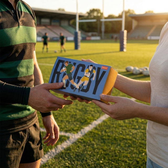 Barevné pánské ponožky SOXO Rugby - 3 páry