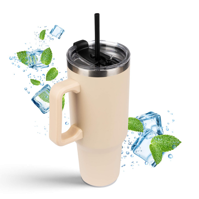 Termohrnek Momo Way béžový 1200 ml