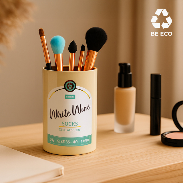 Barevné pánské ponožky SOXO GOOD STUFF Vodka v lahvičce vtipné bavlněné ponožky