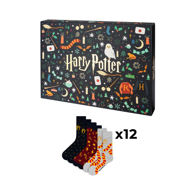 Adventní kalendář s Ponožkami Harry Potter 12-pack