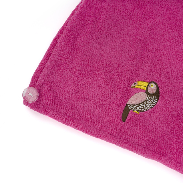 MOMO WAY koupací turban růžový | tukanový ručník