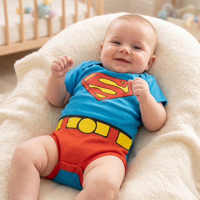 Sada 4x kojeneckého body Warner Bros Superman