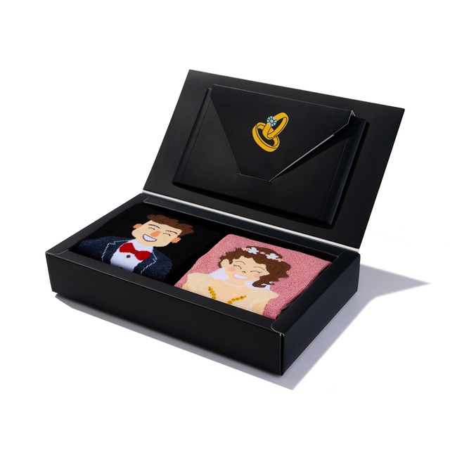 Dámské a pánské ponožky SOXO manžel a manželka v balení – 2 páry