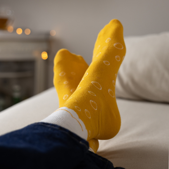 Sada pánských ponožek SOXO v půllitru s podtácky