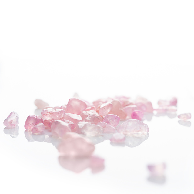 Láhev na vodu z růžového křemene 450 ml