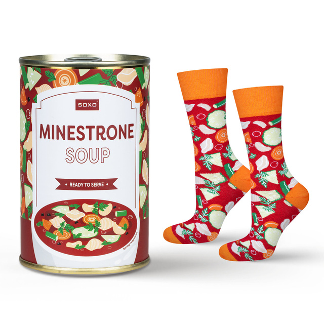 Ponožky Pánské | Dámské SOXO GOOD STUFF polévka minestrone v plechovce