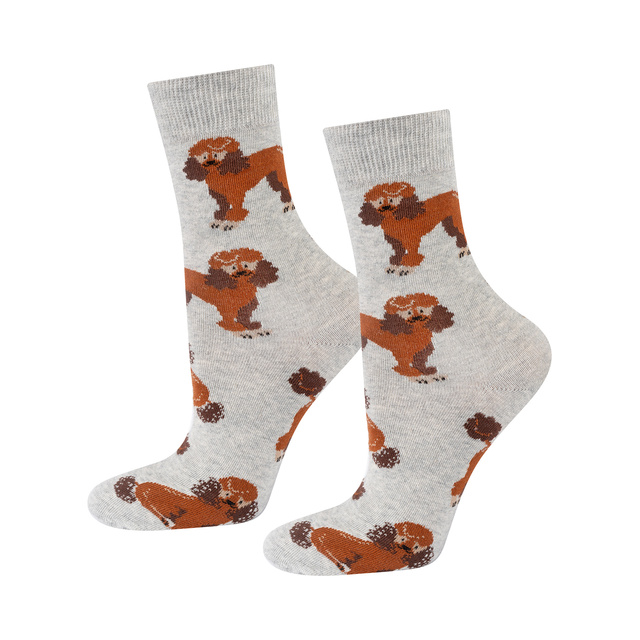 Pánské dámské ponožky SOXO pudl v plechovce