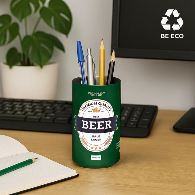 Barevné pánské ponožky SOXO pivo v plechovce