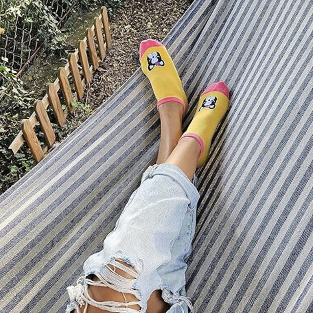 Sada 5x Barevné dámské kotníčkové ponožky SOXO pejsci