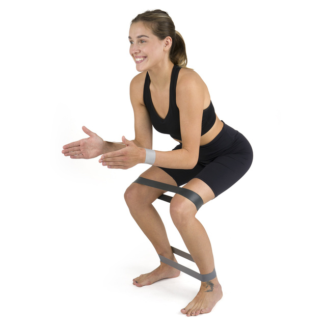 Sada 3x Posilovací gumy Soxo šedé