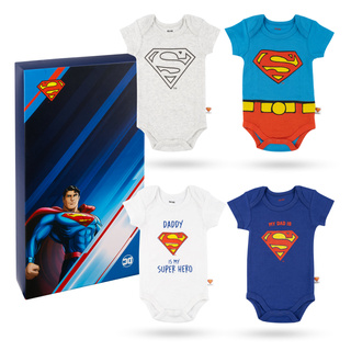Sada 4x kojeneckého body Warner Bros Superman
