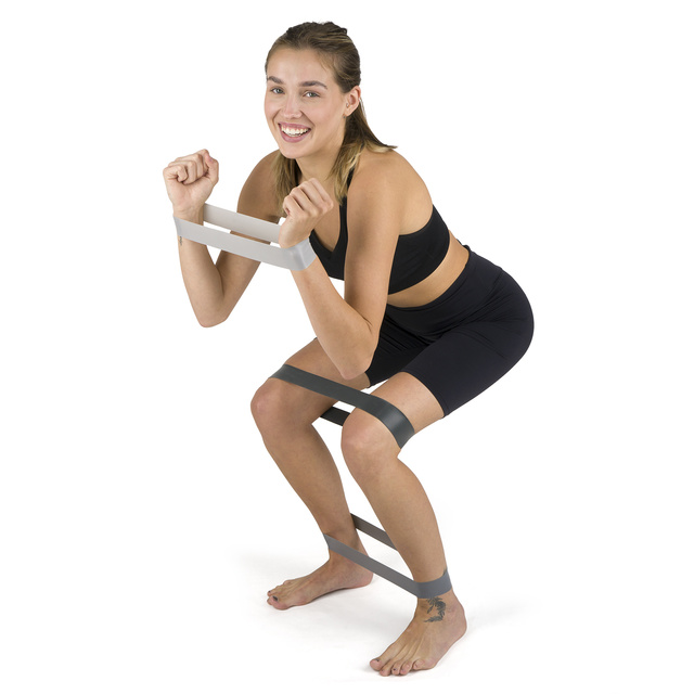 Sada 3x Posilovací gumy Soxo šedé