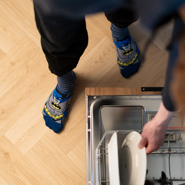 Sada 3x Pánské ponožky SOXO GOOD STUFF Batman DC Comics