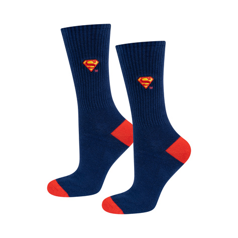 Sada pánských ponožek Superman v hrnku s klíčenkou