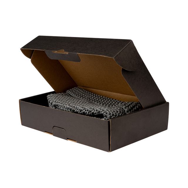 Sada 2x koupelnový koš Momo Way šedý 14 cm a 17 cm