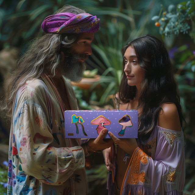 SOXO dámské ponožky s houbami v balení - 3 páry